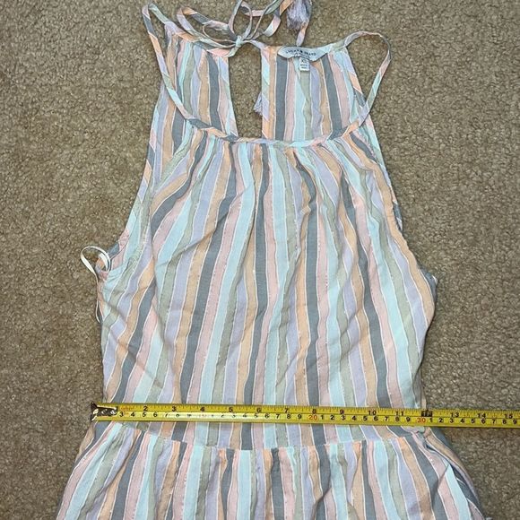 Lucky Brand Striped Ruffle Dress - Picture 4 of 7